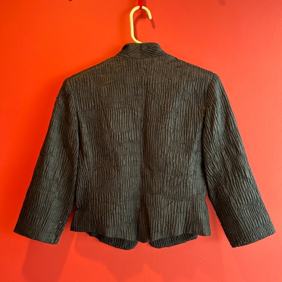 KM Collections  by Milla Bell Black Jacket Size 8 - Picture 10 of 14